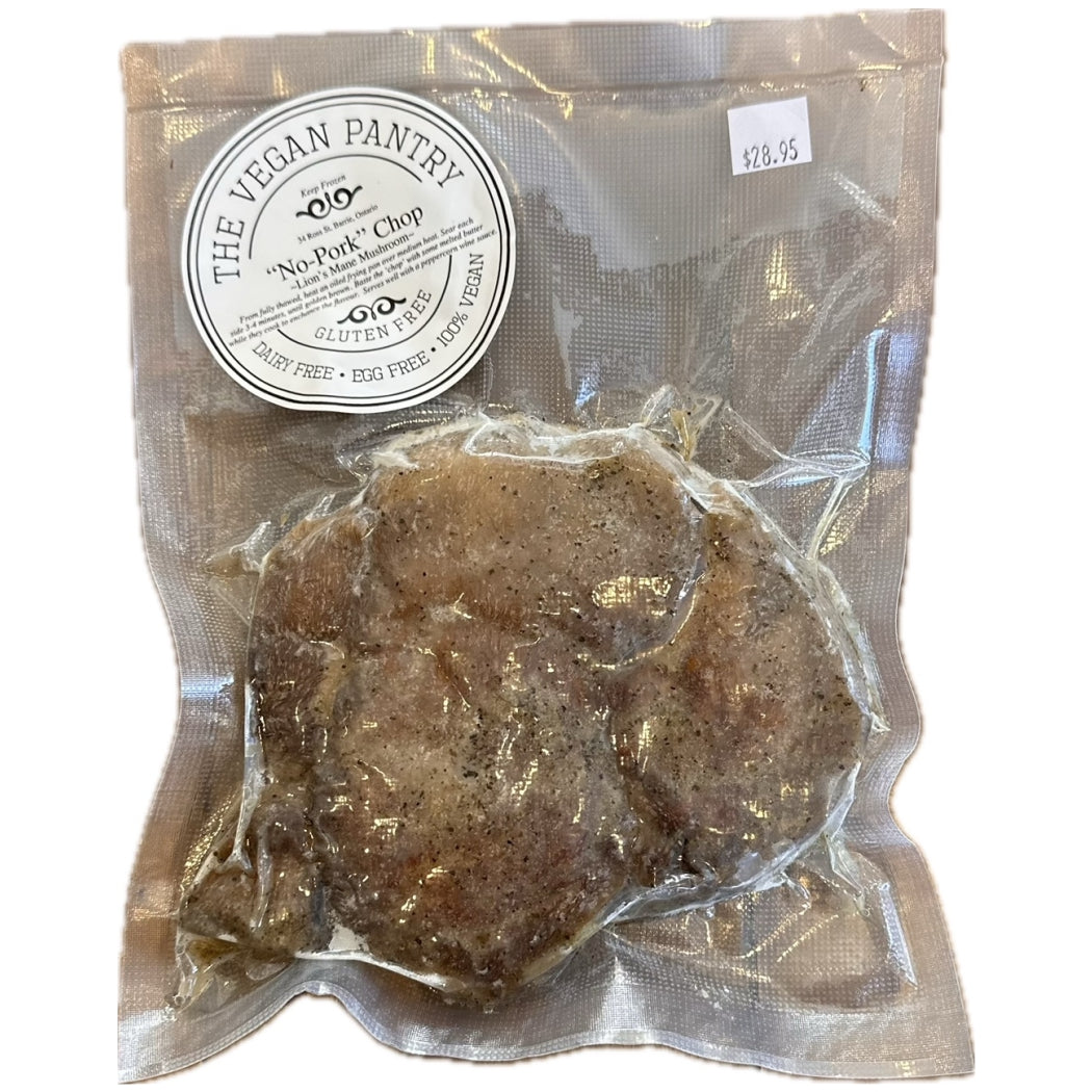Lion's Mane “No Pork Chop” Mushroom Steaks