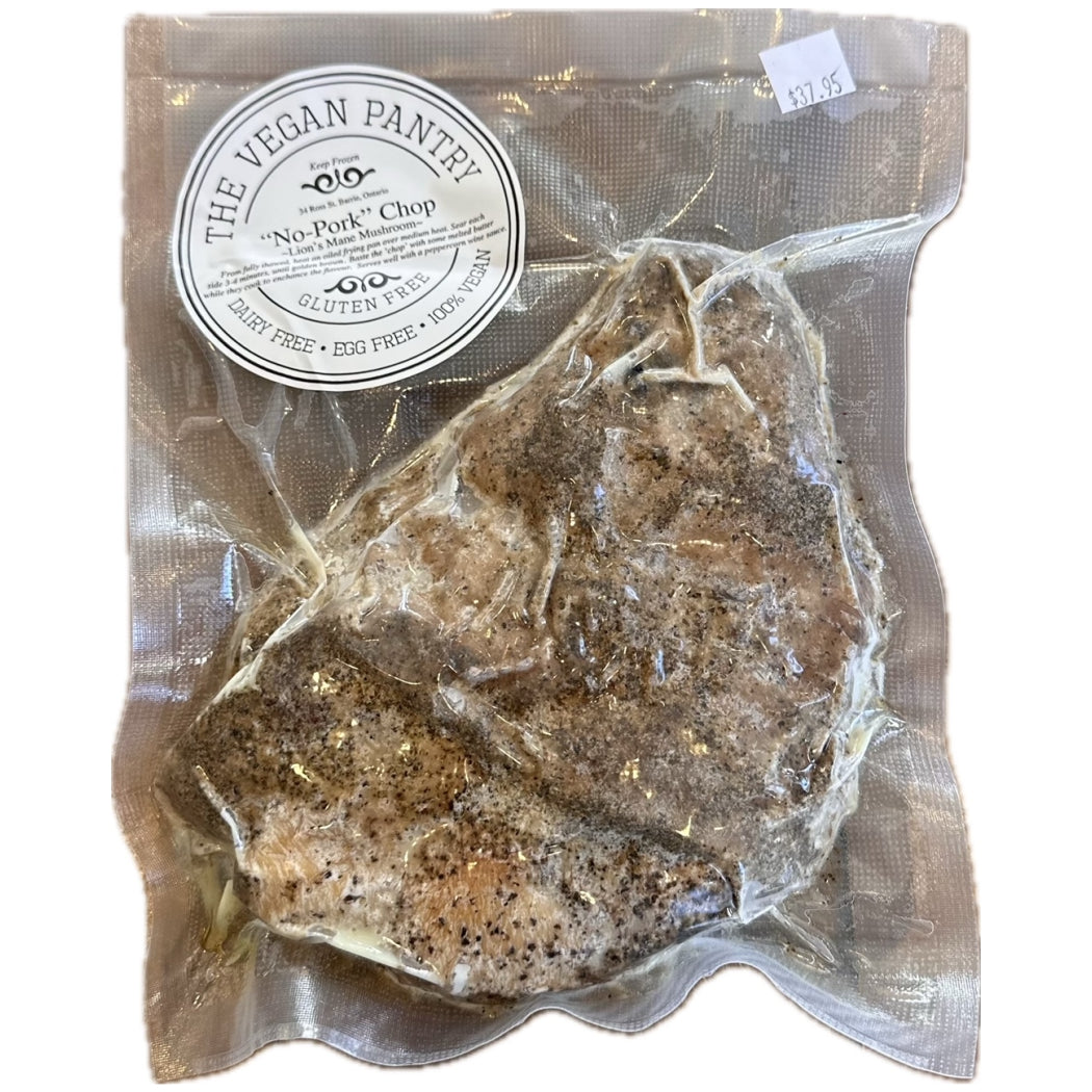 Lion's Mane “No Pork Chop” Mushroom Steaks