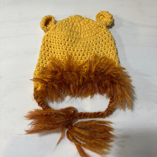 Hand-Crocheted Lion Hat (3–6M)