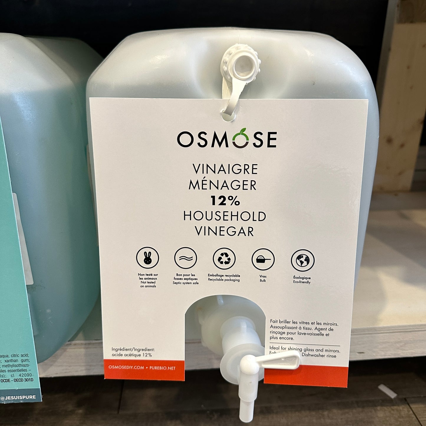 PURE BIO Household Vinegar 12% – Cleaning Strength (GF)