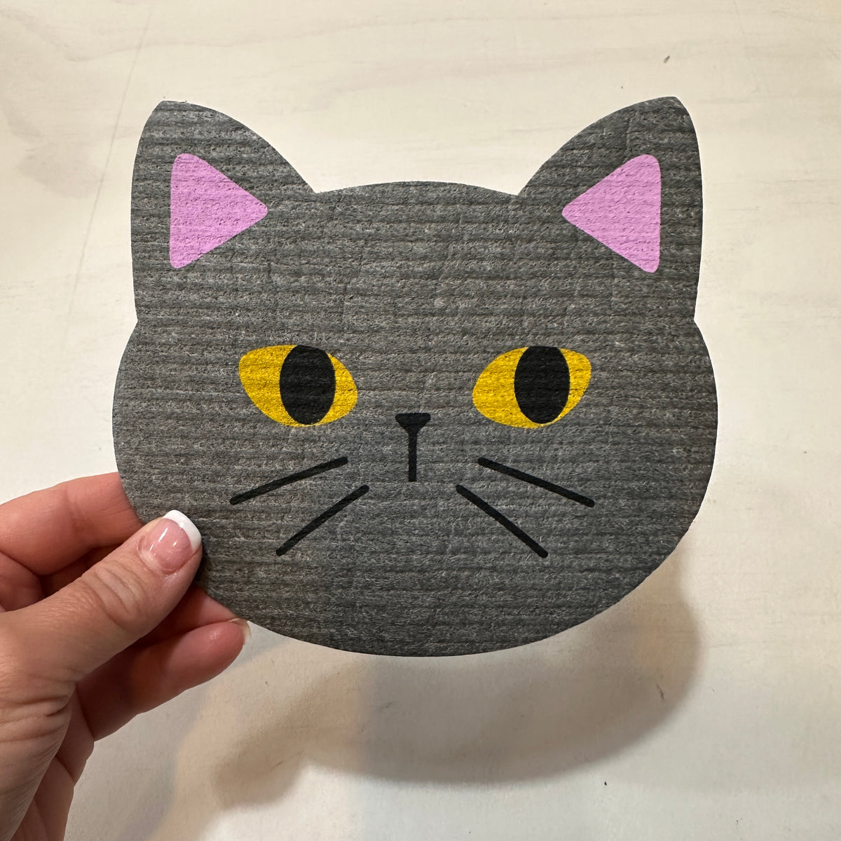 Cat Shaped Swedish Sponge Cloth