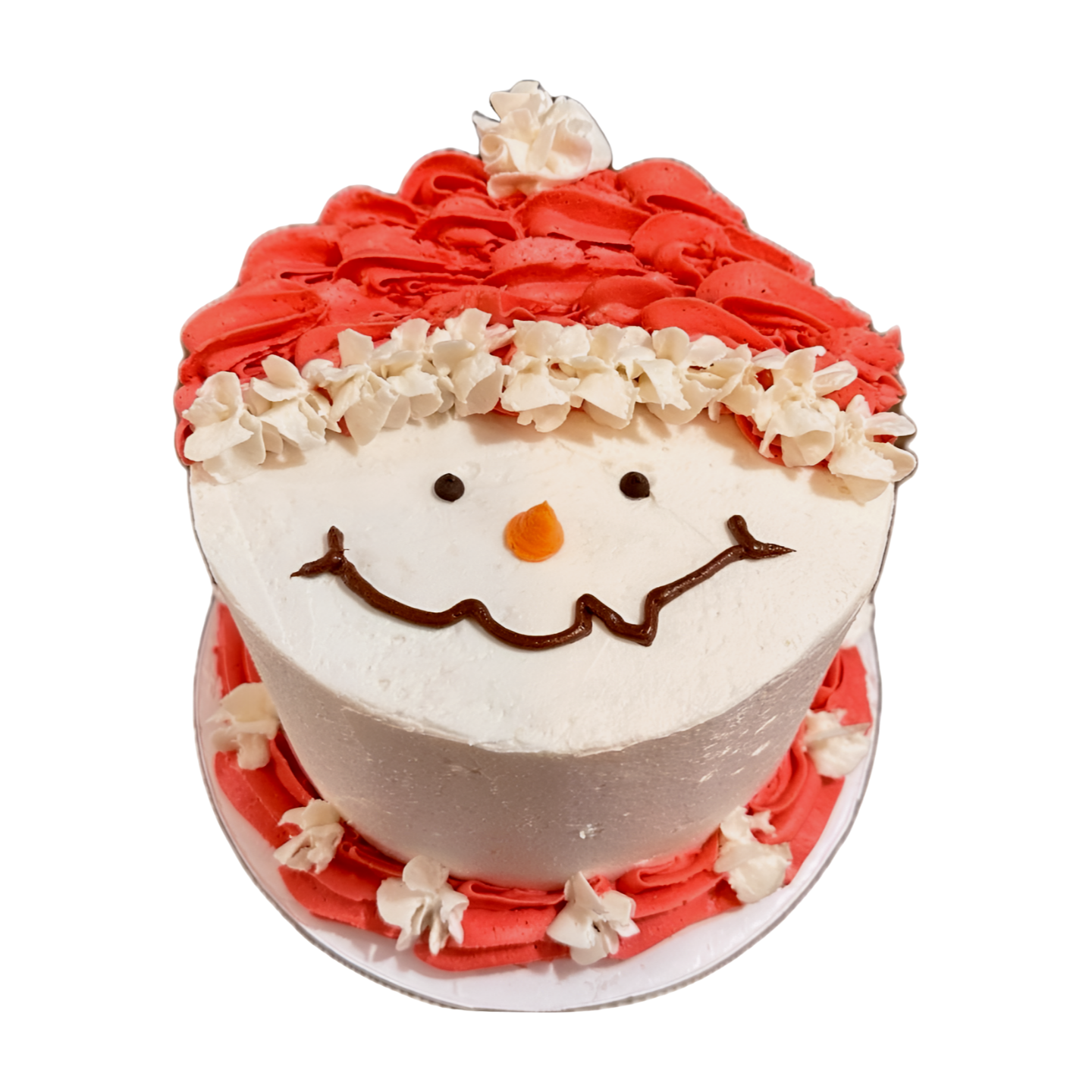 Chocolate Party Snowman Cake