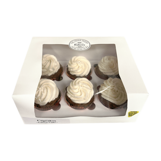 Carrot Cake Cupcakes (6-Pack)