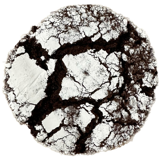 Chocolate Peppermint Crinkle Cookies