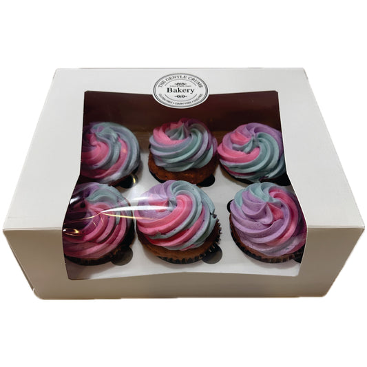 Cotton Candy Cupcakes (6-Pack)