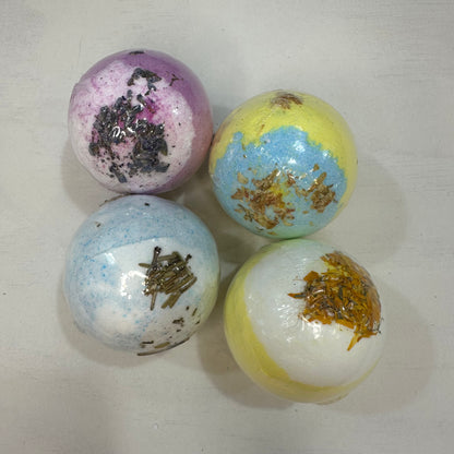 Bath Bombs with Botanicals