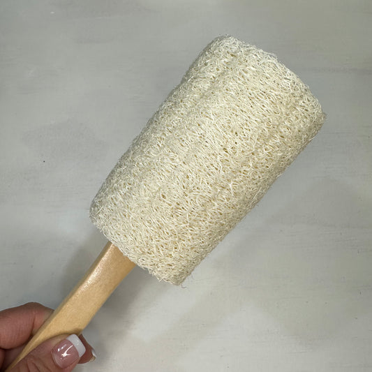 Loofah Bath Brush – Long Handle
