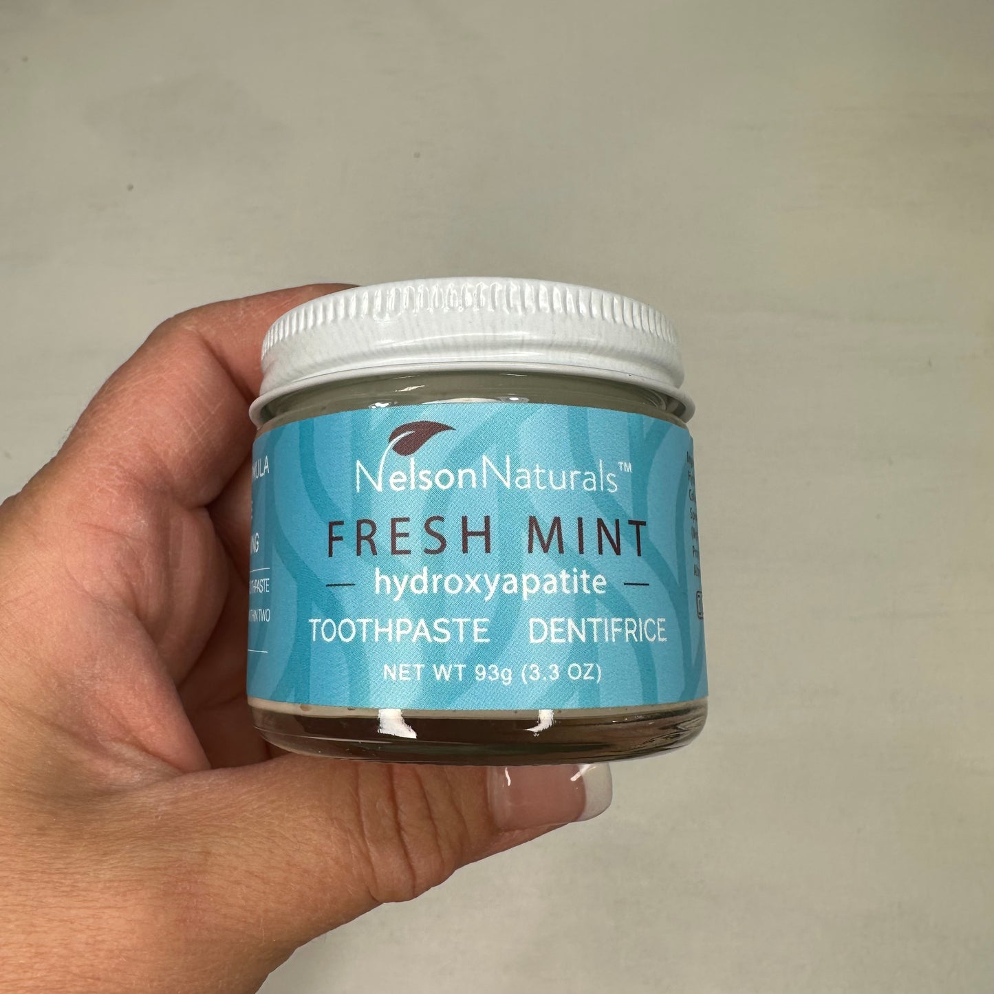 Nelson Naturals - Fresh Mint Toothpaste w/ Hydroxyapatite (93g)
