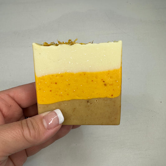 Cold Pressed Shea Butter Soap -- Sunset Citrus