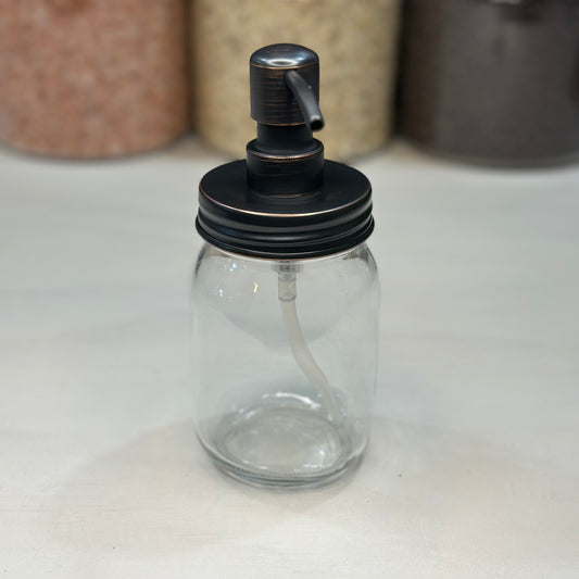 475ml Mason Jar with Classic Farmhouse Pump