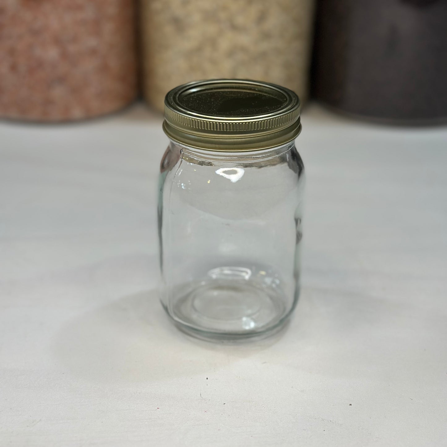 475ml Mason Jar with Gold Lid