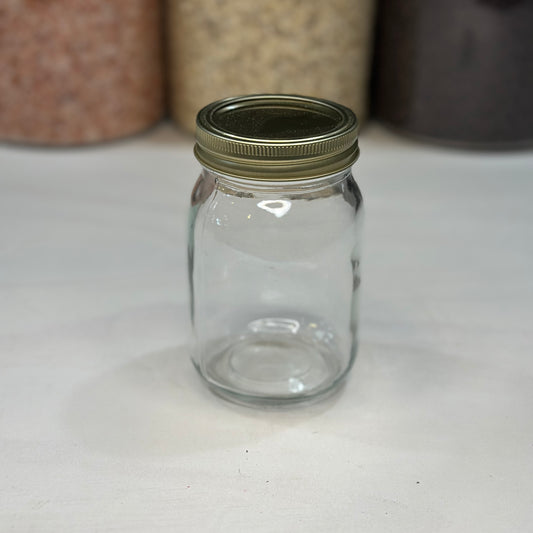 475ml Mason Jar with Gold Lid