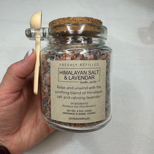 Pink Himalayan Bath Salts with Lavender
