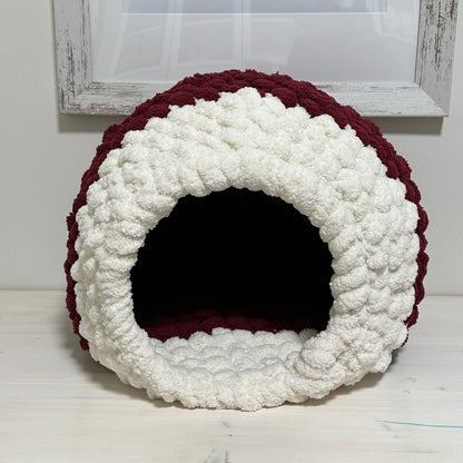 Hand-Crocheted Cat Cave