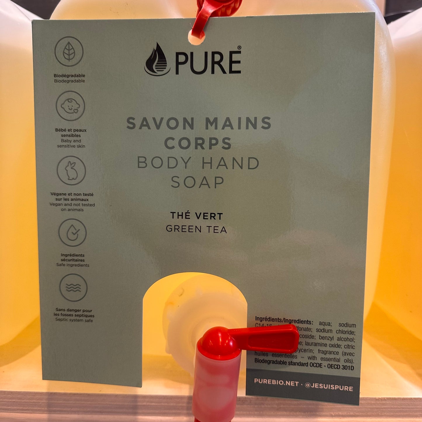 PURE Hand & Body Soap – Green Tea