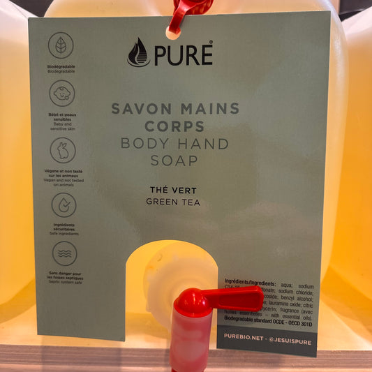 PURE Hand & Body Soap – Green Tea