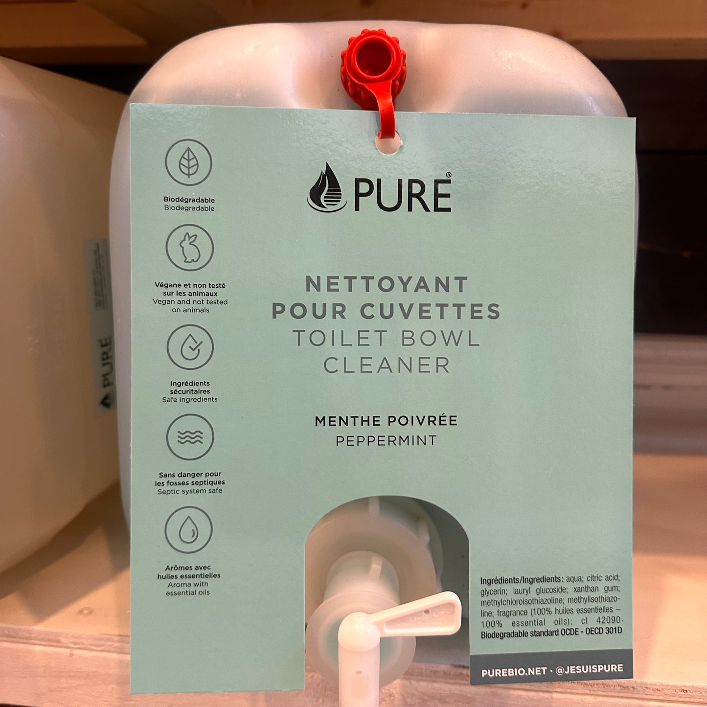 PURE Toilet Bowl Cleaner – Fresh, Natural, and Eco-Safe