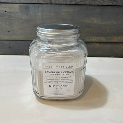 Dry Shampoo – Lavender & Cedar (Dark Hair) 50g