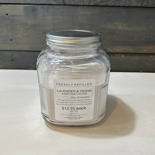 Dry Shampoo Refill – Lavender & Cedar (Dark Hair)