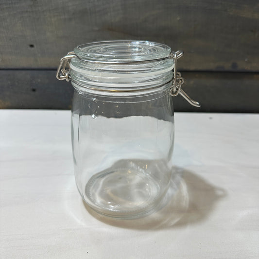 1 Litre Pougine Glass Jar
