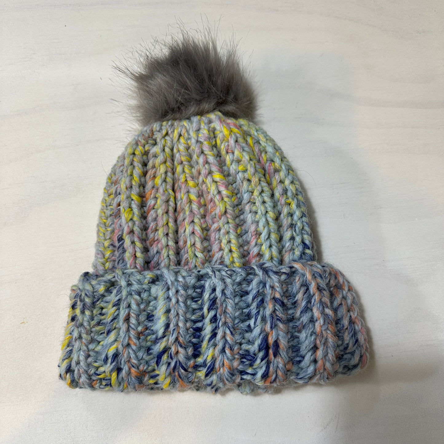 Dreamcatcher Ribbed Pom Beanie — Adult Size