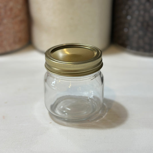 8oz / 236ml WIDE MOUTH MASON JAR