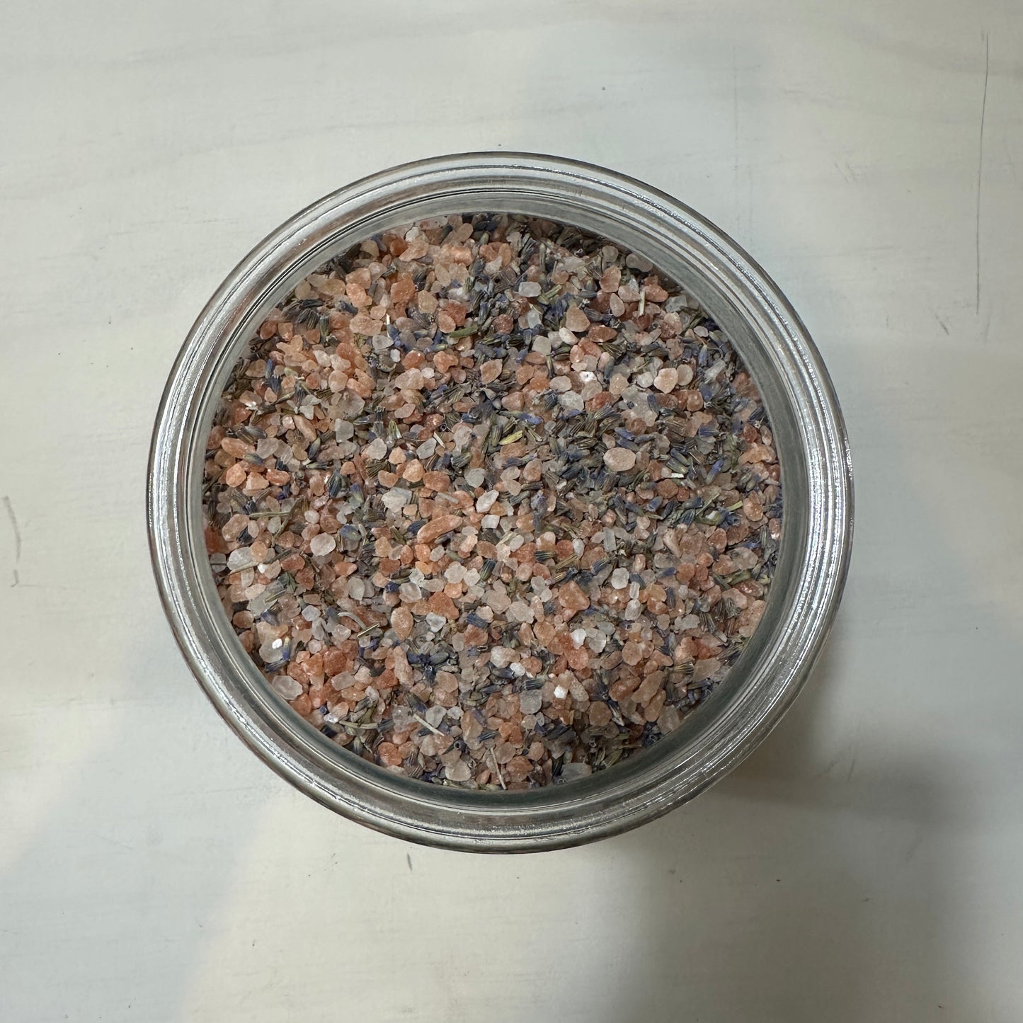 Pink Himalayan Bath Salts with Dried Lavender Botanicals (Refill)