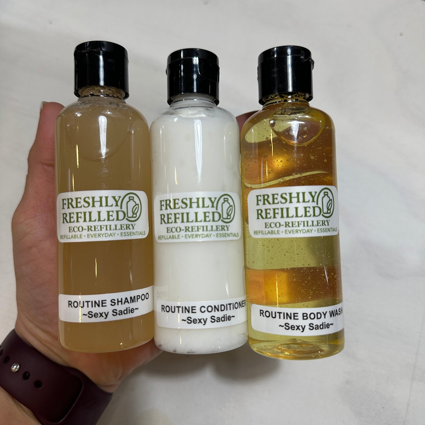 ROUTINE NATURAL BEAUTY – 3-PIECE TRAVEL REFILL SET (100ml)