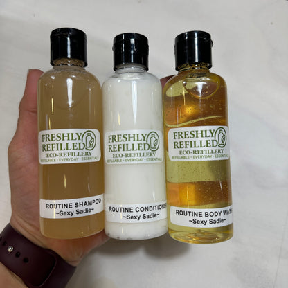 ROUTINE NATURAL BEAUTY – 3-PIECE TRAVEL REFILL SET (100ml)