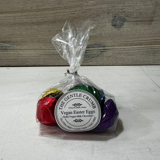 2” Solid Chocolate Foil Eggs (8-Pack)