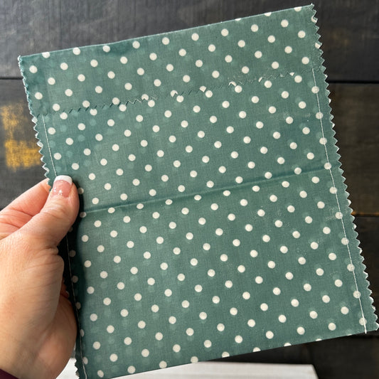 SOY WAX SNACK & SANDWICH BAG – FOLD OVER TOP (7" x 8" + 1.5" FLAP)