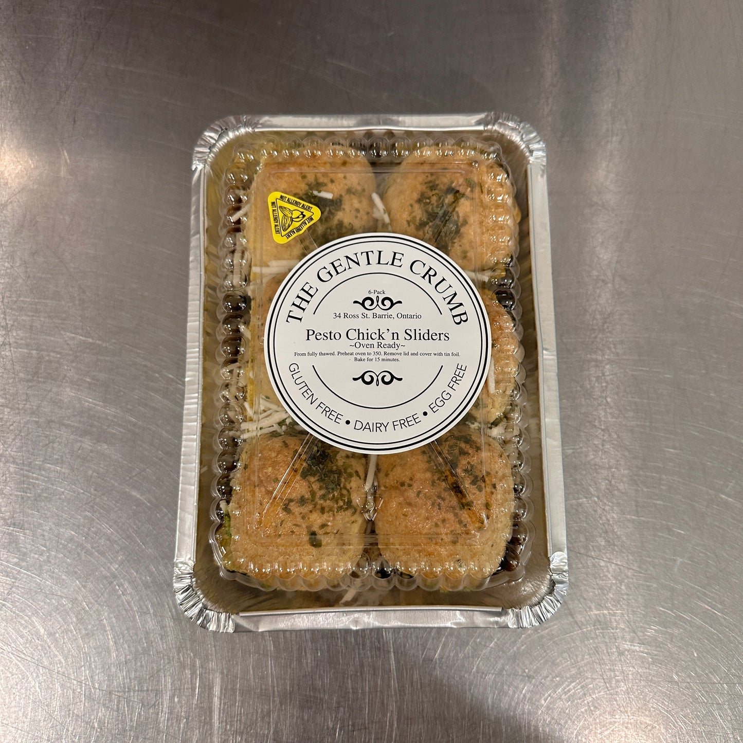 Pesto Chick'n Sliders