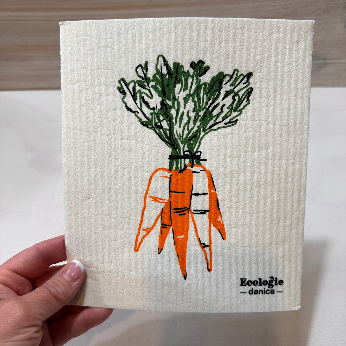 CARROT SWEDISH DISH CLOTH