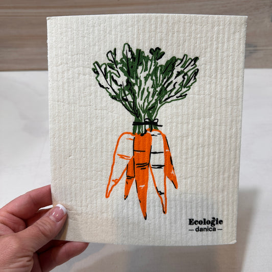 CARROT SWEDISH DISH CLOTH