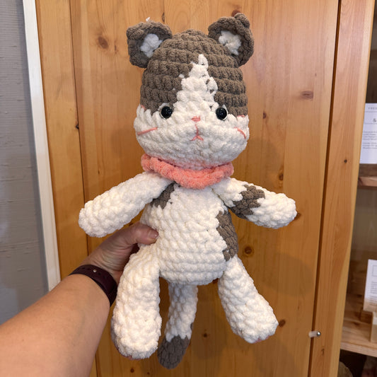 Hand-Crocheted Kitten Plushie