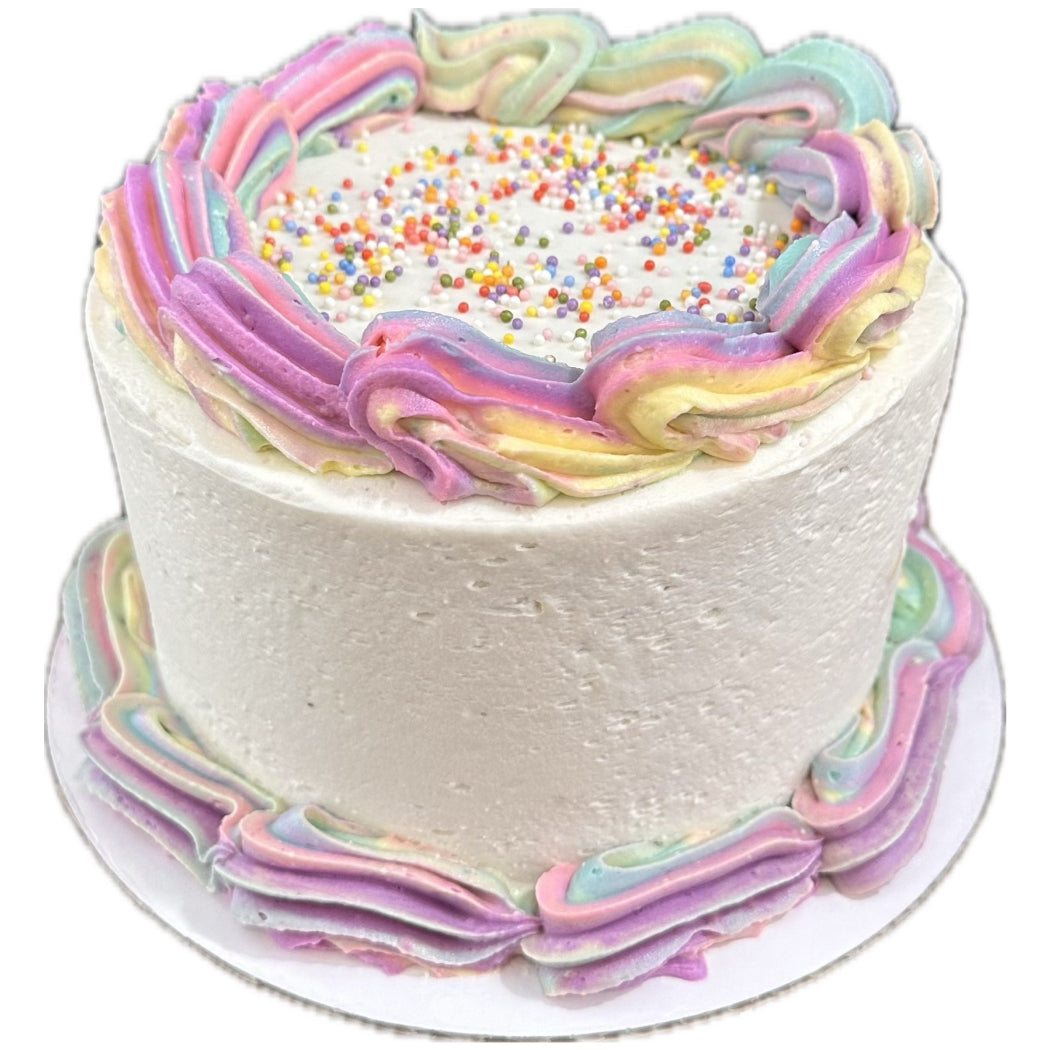 Vanilla Party Cake with Sprinkles