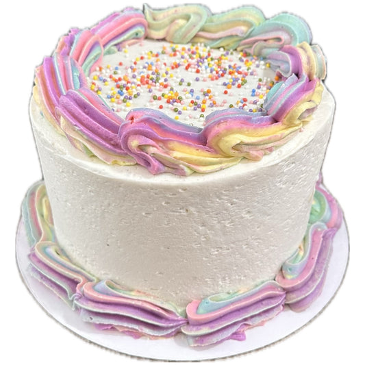 Vanilla Party Cake with Sprinkles