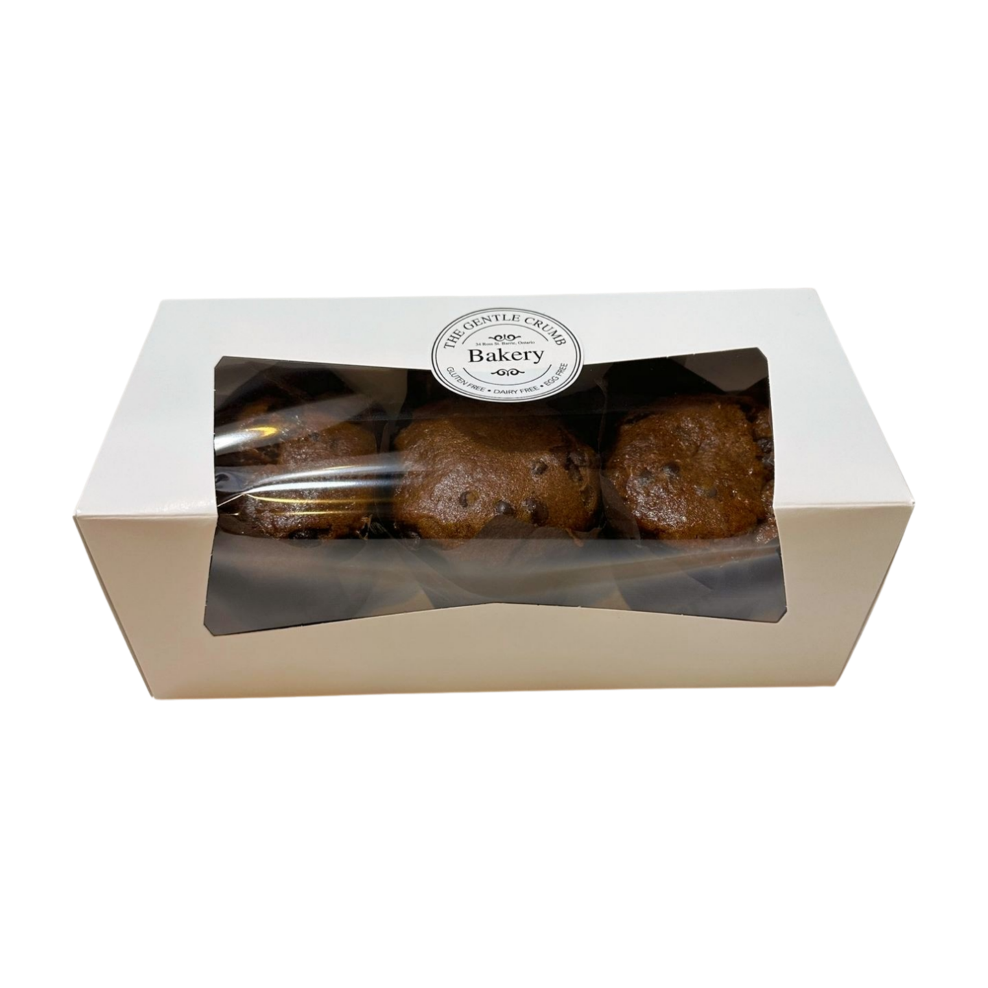 Banana Chocolate Chip Muffins (3-Pack)