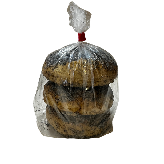 Poppy Seed Bagels (3-Pack)