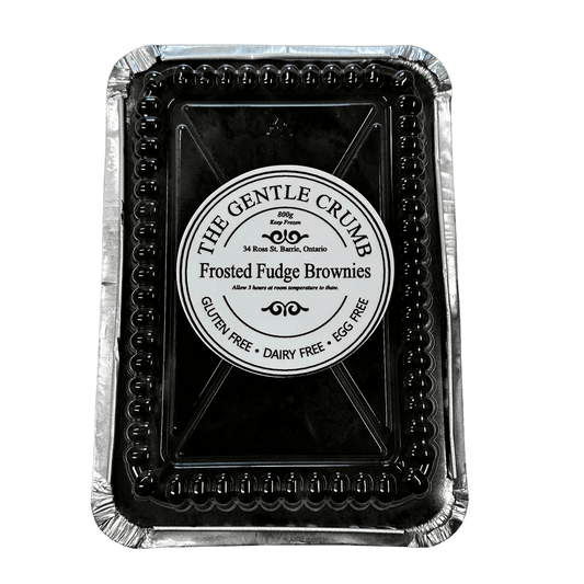 Frosted Fudge Brownies (6×9 Pan) - The Gentle Crumb + Eco Refillery