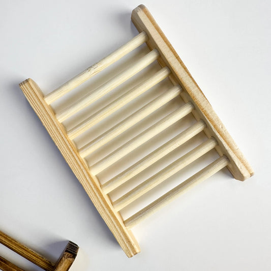 Natural Wood Soap Tray – Zero Waste Bathroom Essential
